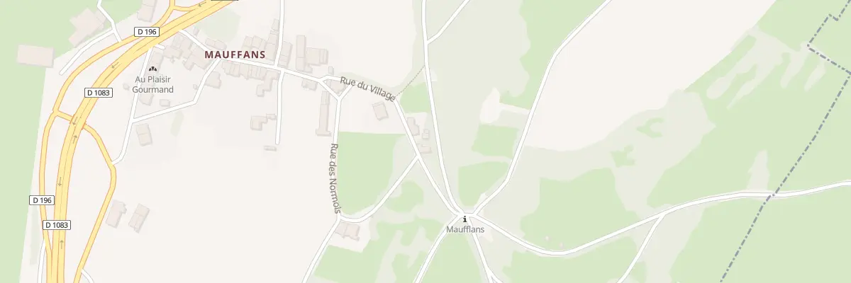 Plan du 329 Rue du Village à Mantry