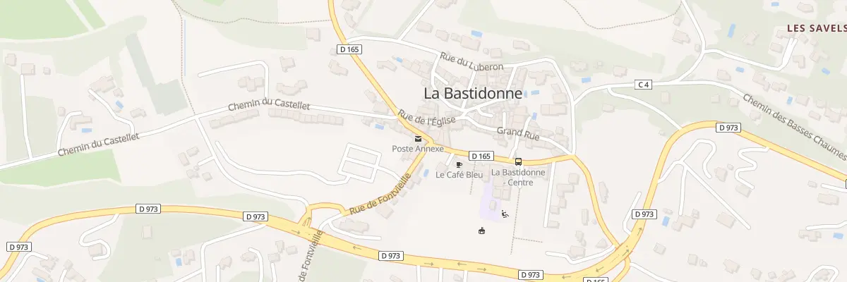 Plan du 2 Rue de Fontvieille à La Bastidonne