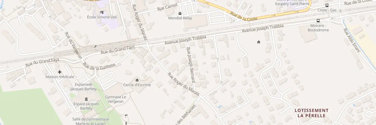 Plan du 4B Rue Joseph Bernard à Moirans
