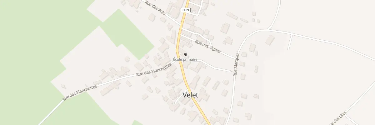 Plan du 61 Gr Grande Rue à Velet