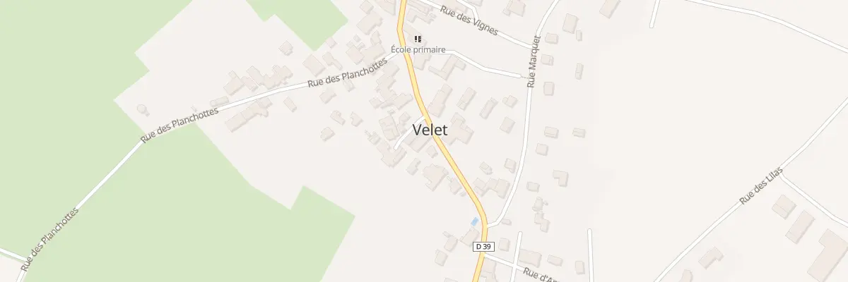 Plan du 56 Grande Rue à Velet