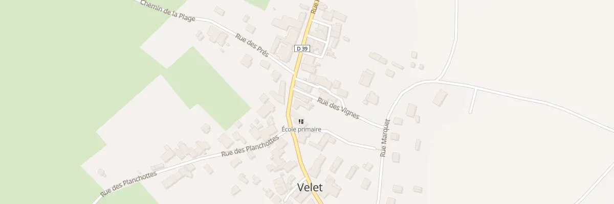 Plan du 53 Rue Grande Rue à Velet