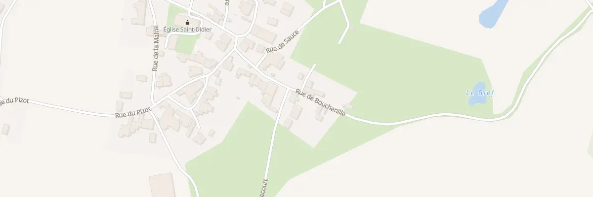 Plan du 10 Rue de Bouchenille à Frettes à Champlitte