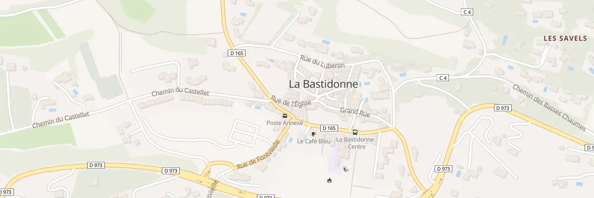 Plan du 4 Rue de l’Eglise à La Bastidonne