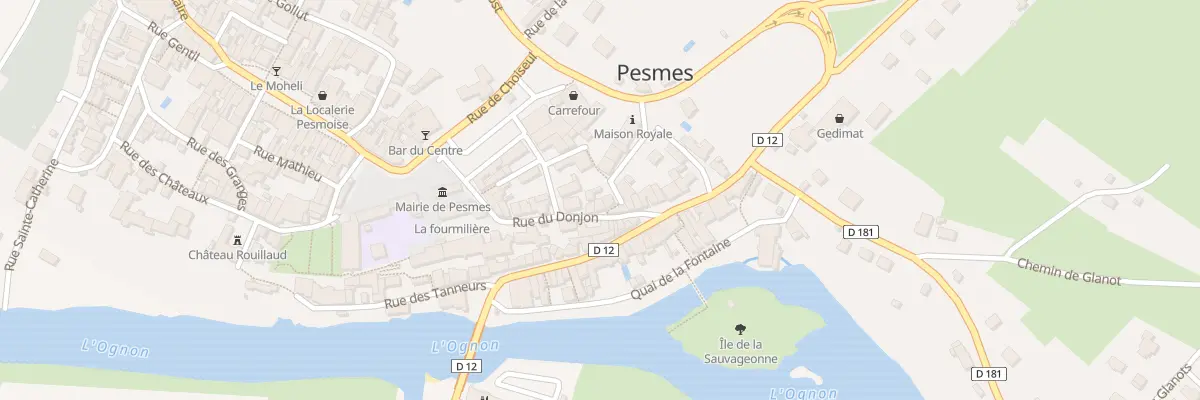 Plan du 19 Rue du Donjon à Pesmes
