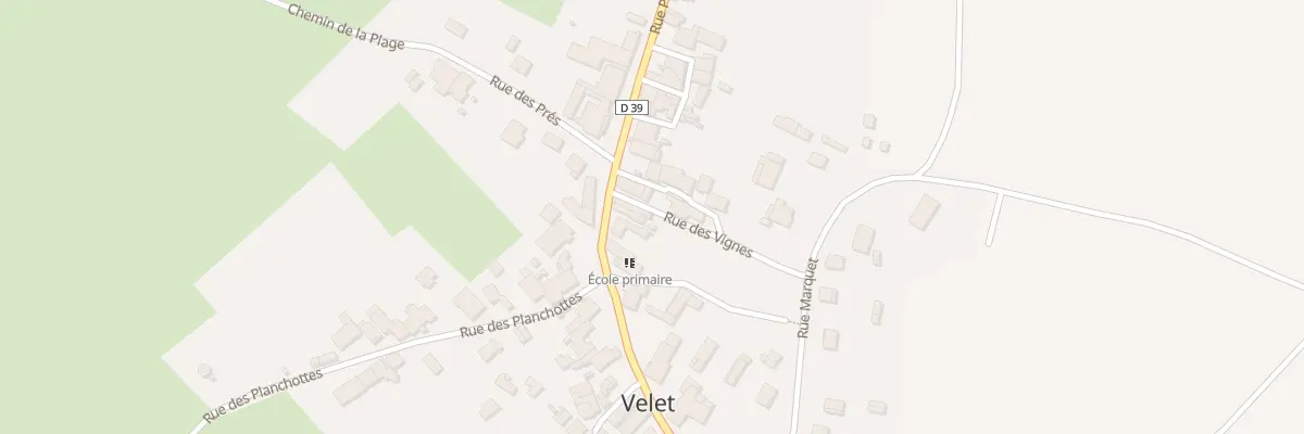 Plan du 1 Rue des Vignes à Velet