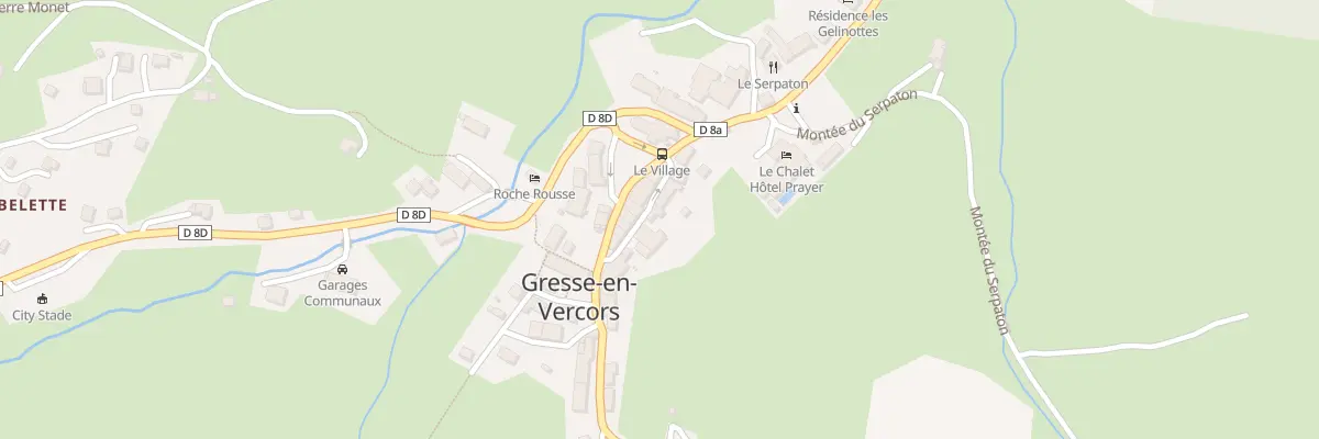 Plan du 38 Mte du Château à Gresse-en-Vercors