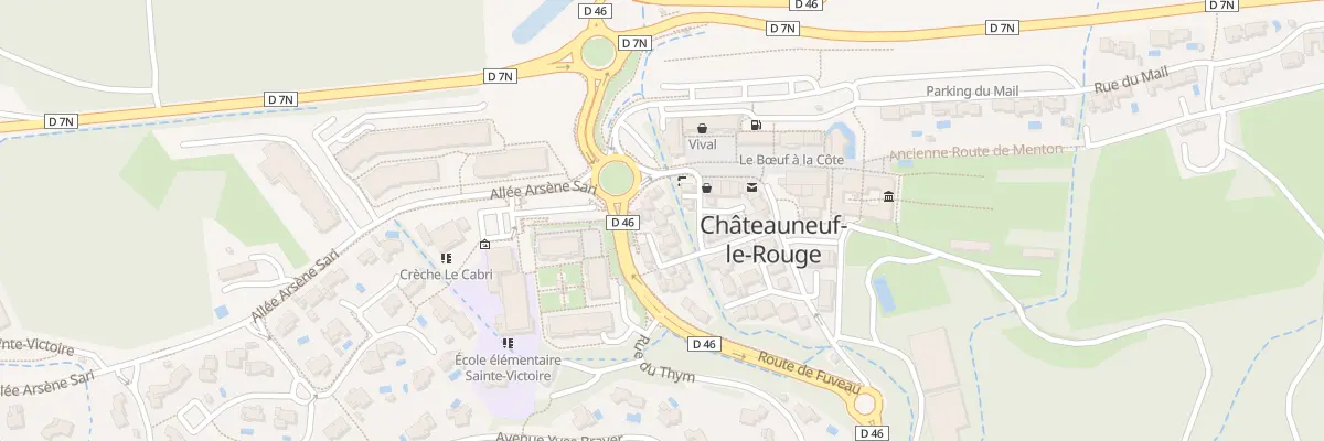 Plan du 5472 All Arsène Sari à Châteauneuf-le-Rouge