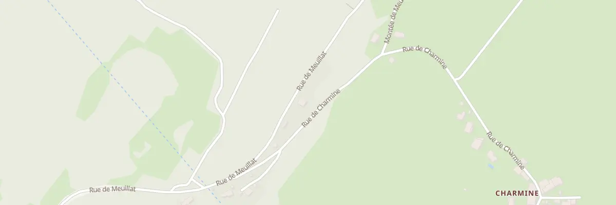 Plan du 1078 Rue de Meuillat à Matafelon-Granges