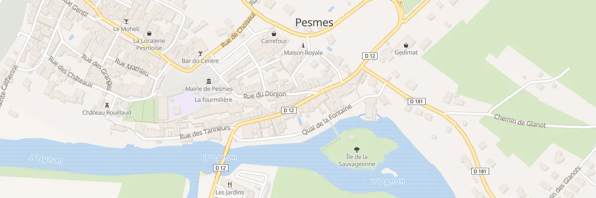 Plan du 14 Rue du Donjon à Pesmes