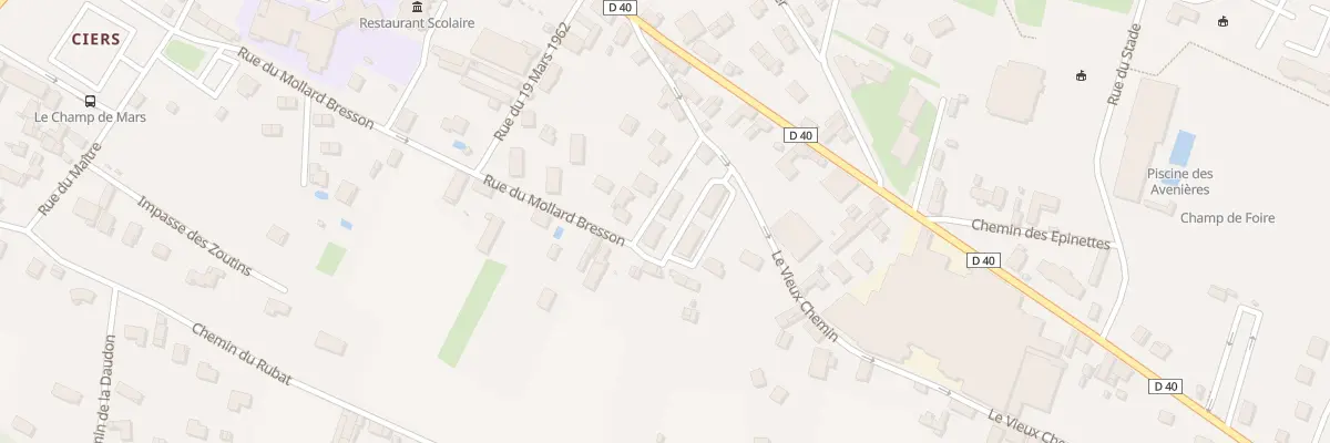 Plan du 34 Rue du Mollard Bresson aux Avenières Veyrins-Thuellin