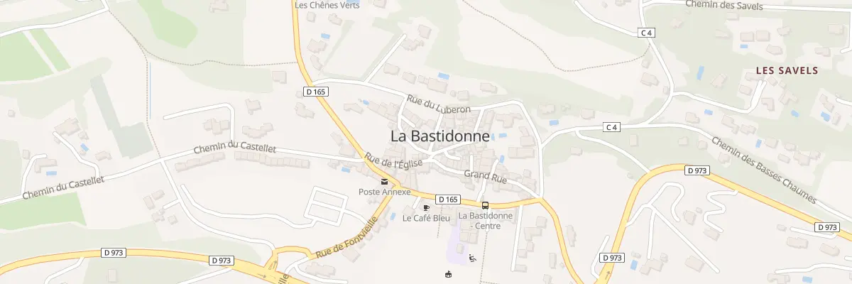 Plan du 2 Pl du Barri à La Bastidonne