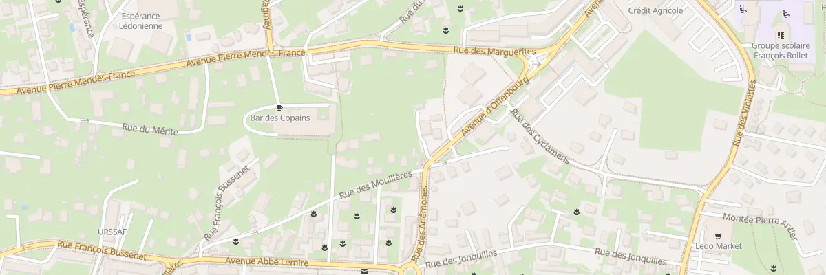 Plan du 31 Rue des Mouillères à Lons-le-Saunier