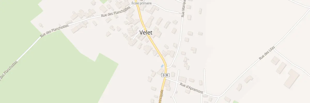 Plan du 60 Grande Rue à Velet