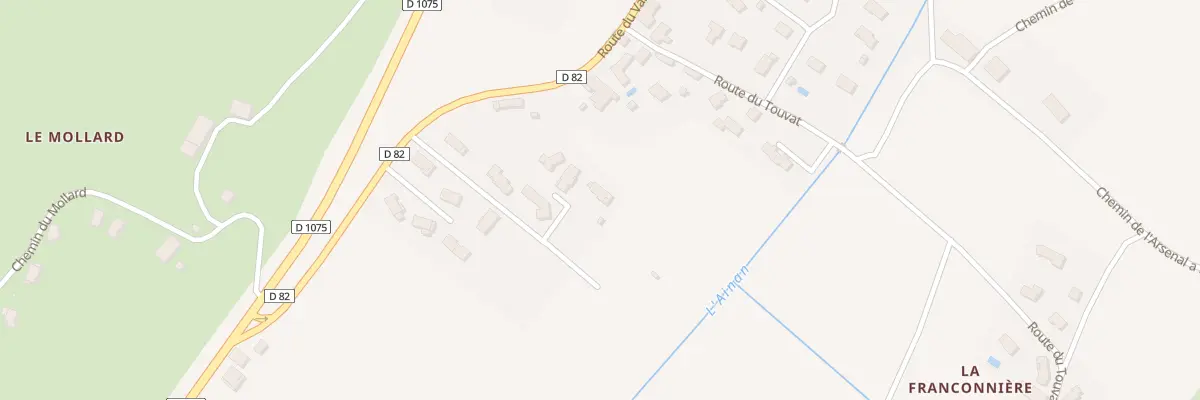 Plan du 242 Rte du Val d’Ainan à Chirens