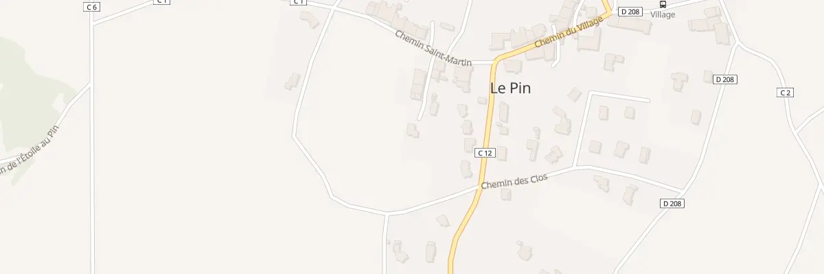 Plan du 74 Che Saint Martin au Pin