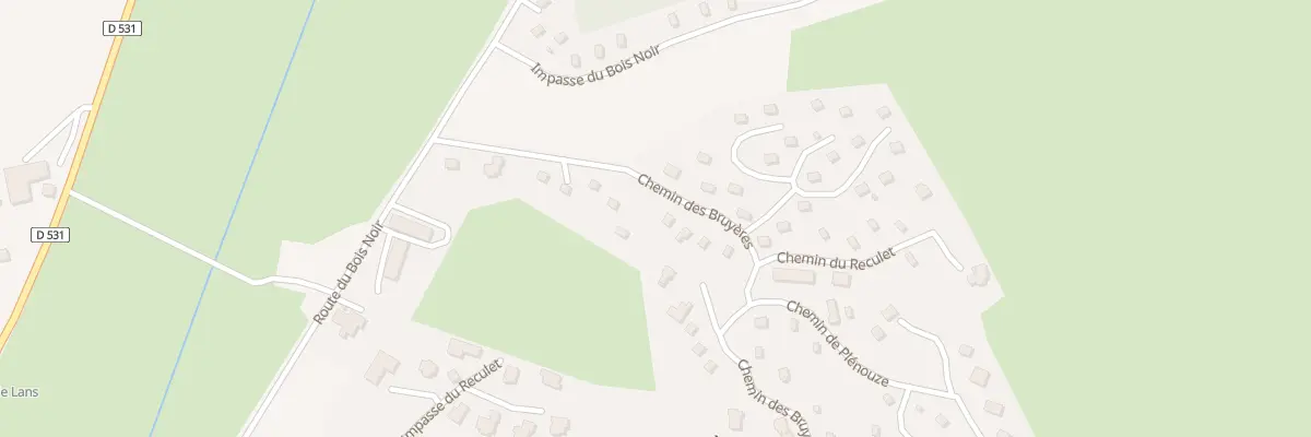 Plan du 255 Che des Bruyères à Lans-en-Vercors