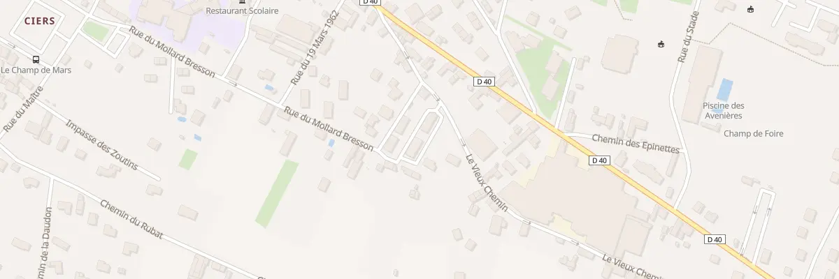 Plan du 10 Vc Le Vieux Chemin aux Avenières Veyrins-Thuellin