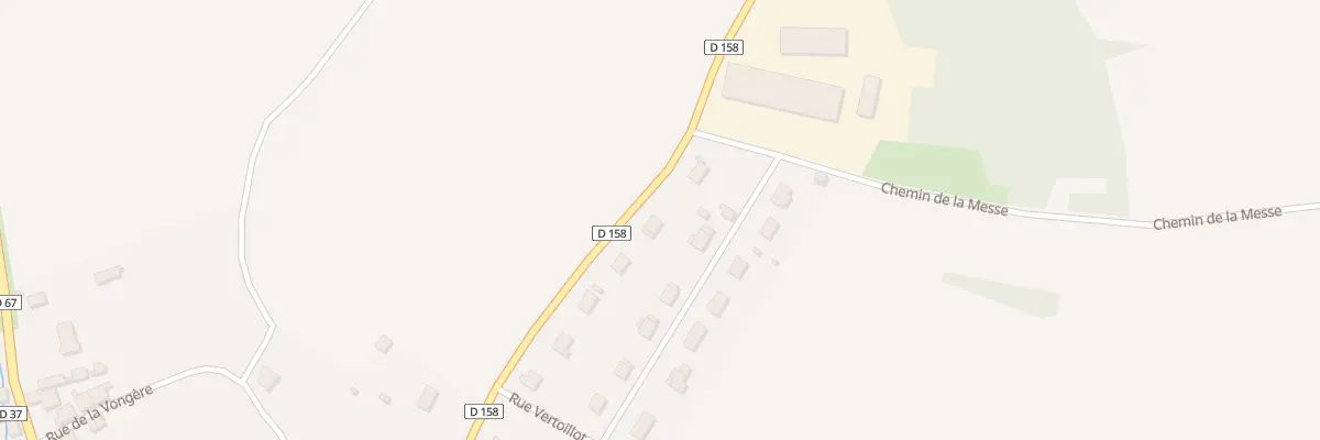Plan du 20 Rue d’Achey à Oyrières