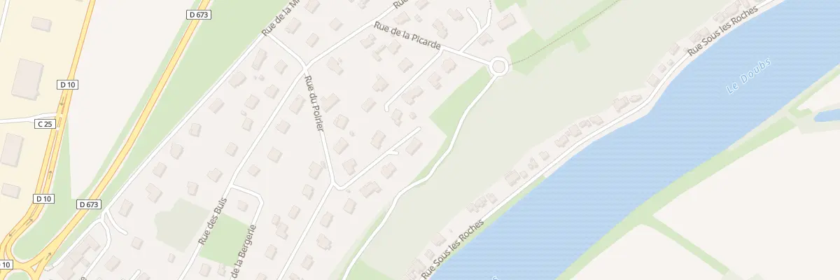 Plan du 7 Imp des Poiriers à Rochefort-sur-Nenon
