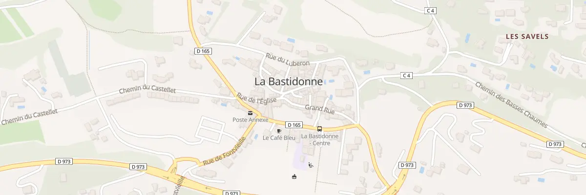 Plan du 2 Grand Rue à La Bastidonne