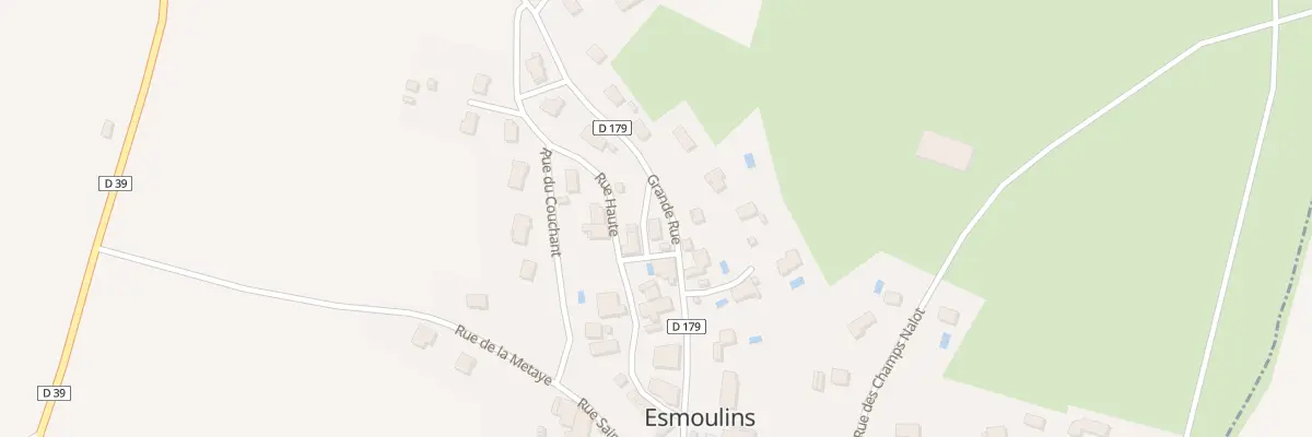 Plan du 9 Gr Grande Rue à Esmoulins