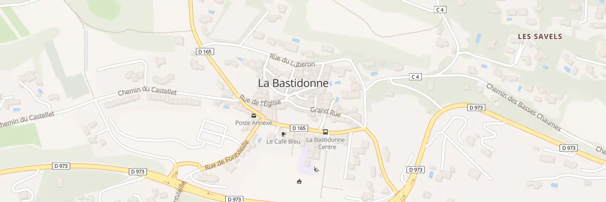 Plan du 4 Gr Grand Rue à La Bastidonne