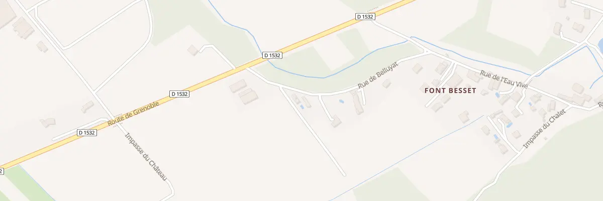 Plan du 96 Rue de Belluyat à Saint-Quentin-sur-Isère