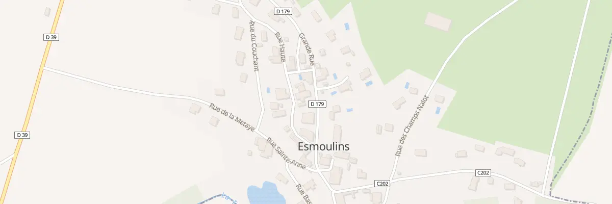 Plan du 2 Rue Haute à Esmoulins
