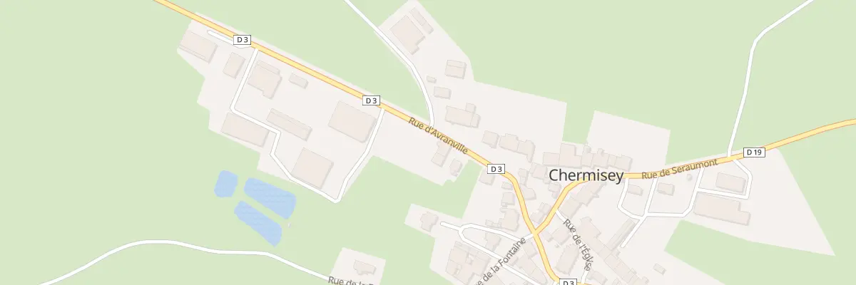 Plan du 19 Rue d’Avranville à Chermisey