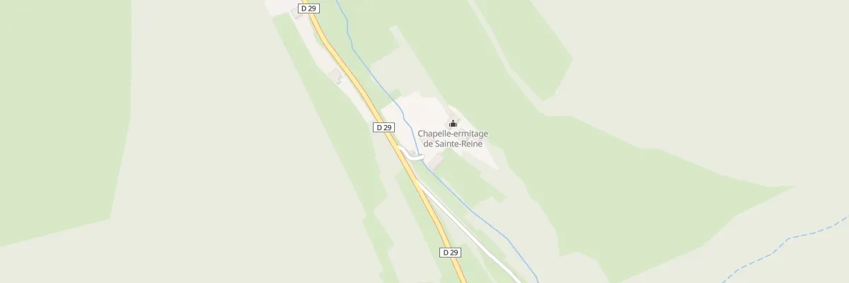Plan du 1 Ecart Sainte-Reine à Allondrelle-la-Malmaison