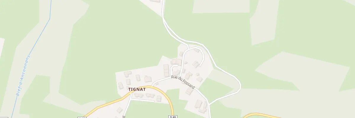 Plan du 43 Imp de Tignat à Izernore