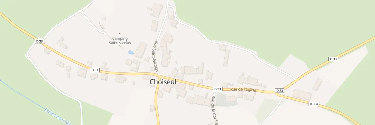 Plan du 7 Rue de l’Eglise à Choiseul