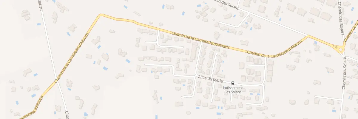 Plan du 2 All de la Siffleuse à Aubagne