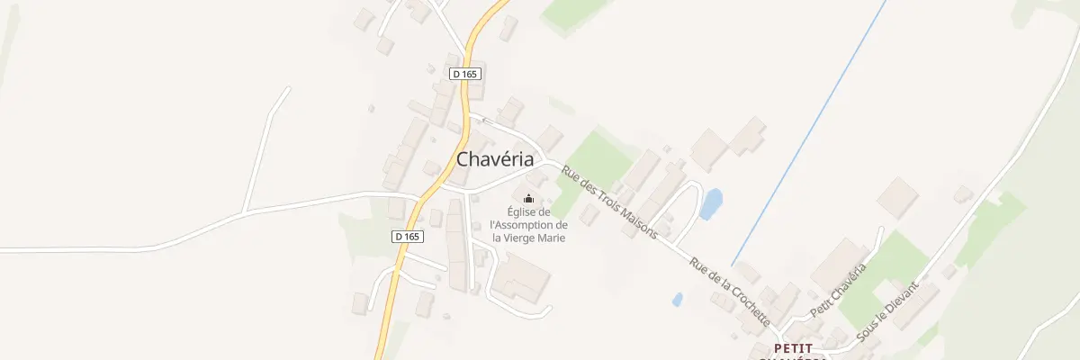 Plan du 3 Rue de l’Eglise à Chavéria