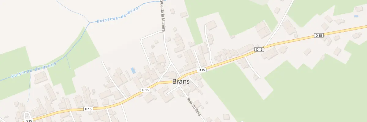 Plan du 3 Rue du Moulin à Brans