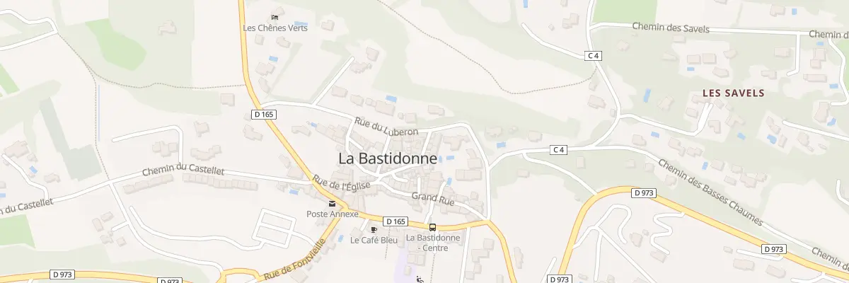 Plan du 13 Rue de la Fontaine à La Bastidonne