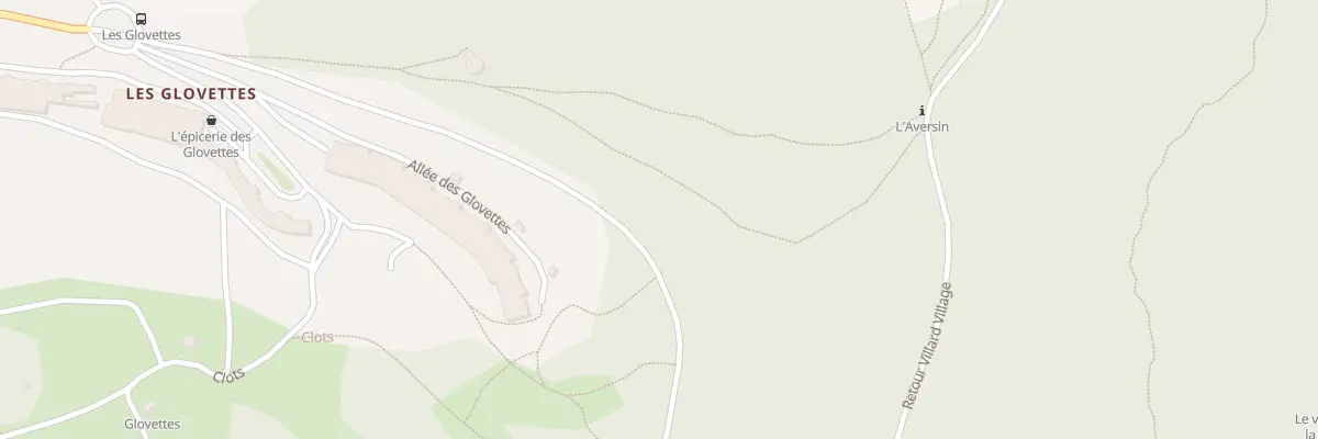 Plan du 5815 Aux Glovettes à Villard-de-Lans