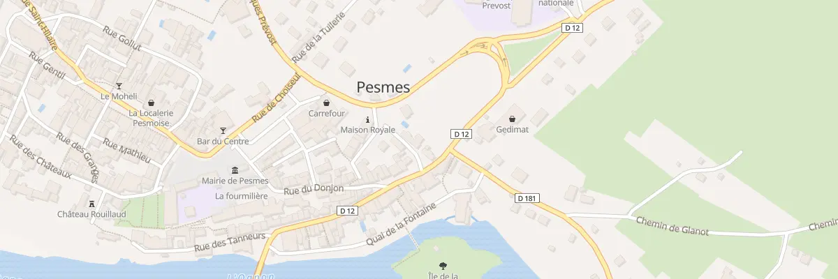 Plan du 5004F Rue de la Grapillotte à Pesmes