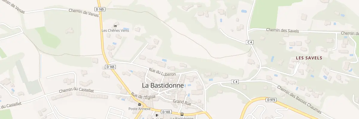 Plan du 5370F Rue du Luberon à La Bastidonne