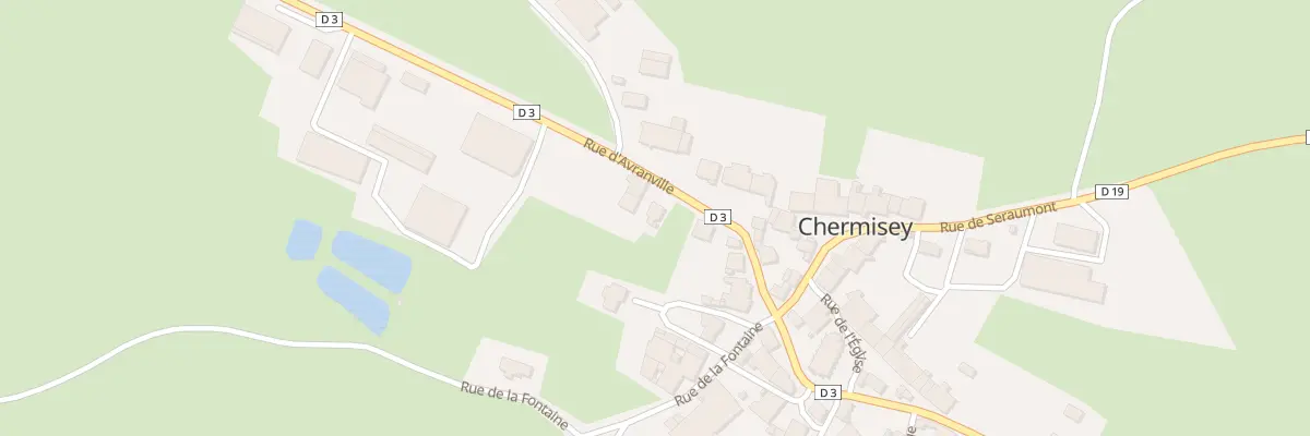 Plan du 15 Rue d’Avranville à Chermisey
