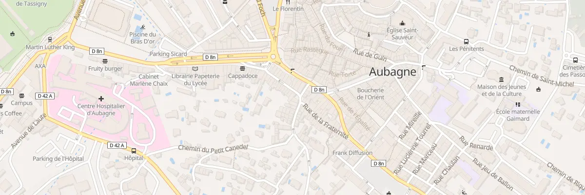 Plan du 1 Rue Domergue à Aubagne