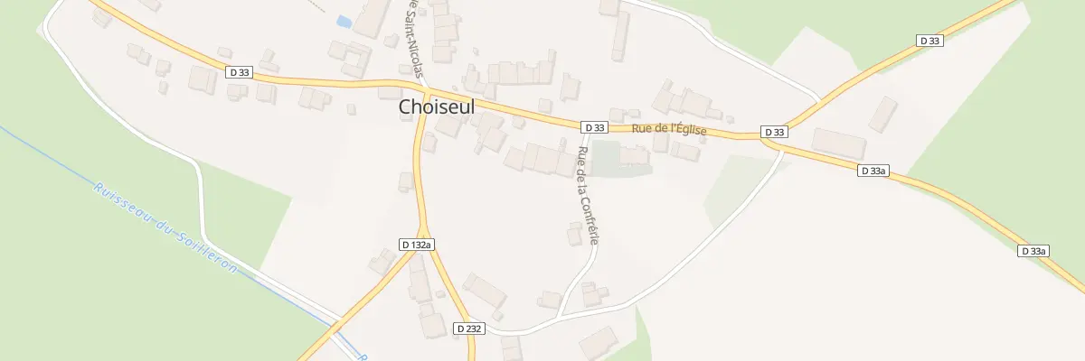 Plan du 14 Rue de l’Eglise à Choiseul