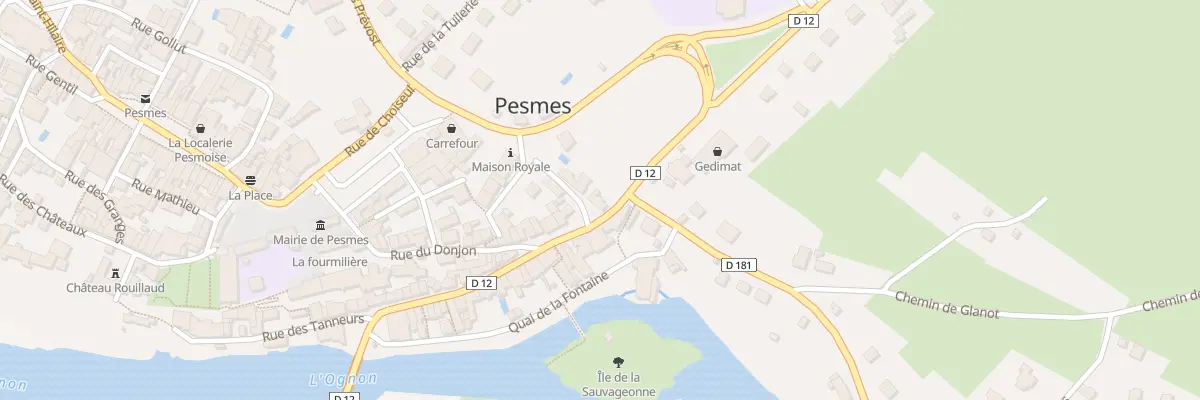 Plan du 5001F Rue de la Grapillotte à Pesmes