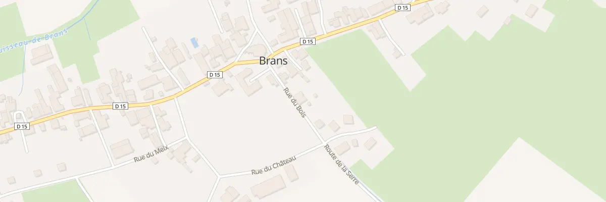 Plan du 5 Rue du Bois à Brans