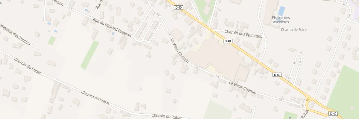 Plan du 16 Vc Le Vieux Chemin aux Avenières Veyrins-Thuellin
