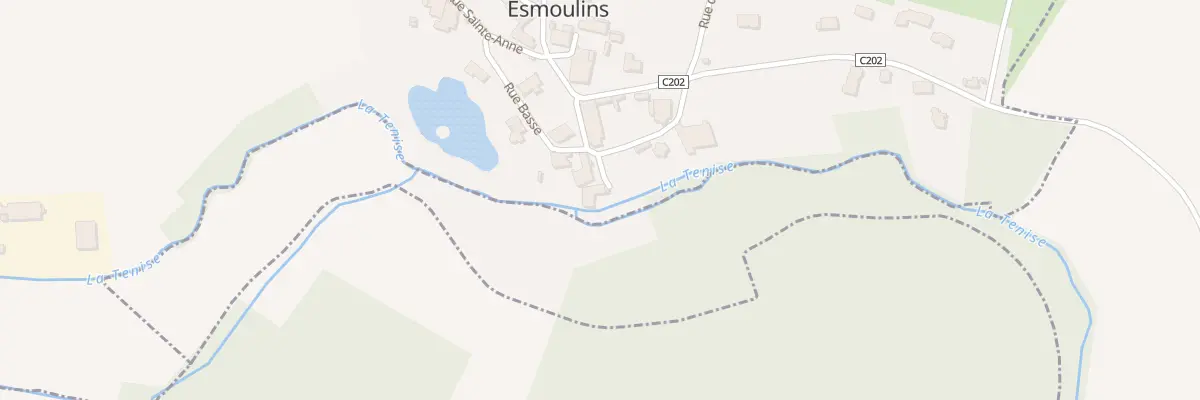 Plan du 1 Rue de l’Abreuvoir à Champvans