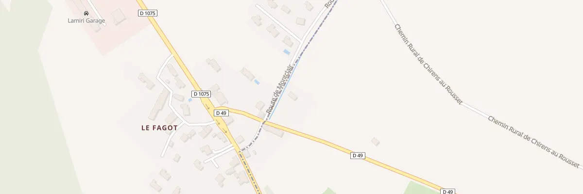 Plan du 47 Rte du Rousset à Voiron