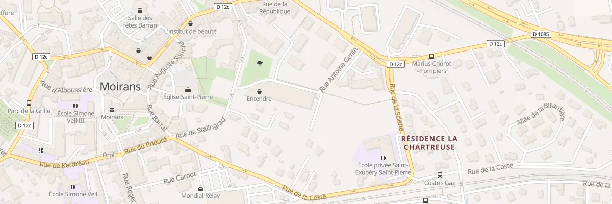 Plan du 5 Rue des Frères Bickert à Moirans