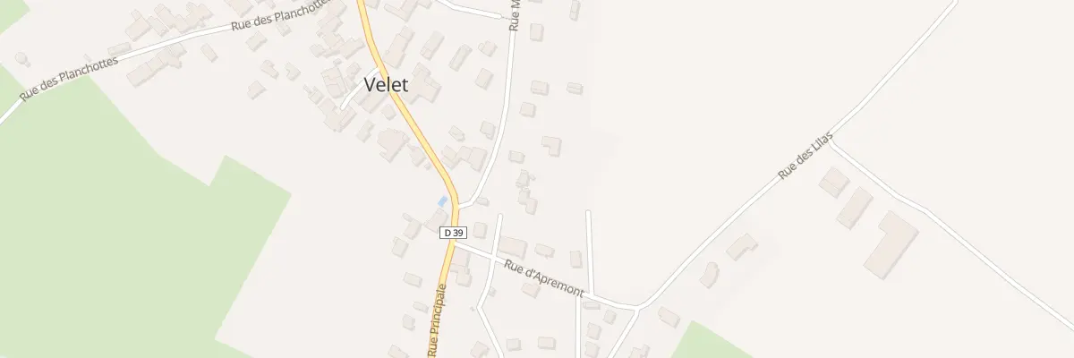 Plan du 2 Rue Marquet à Velet